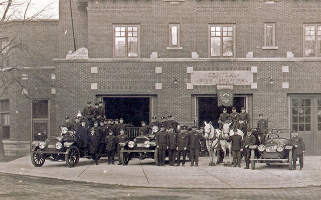 image of the Central Fire Hall then