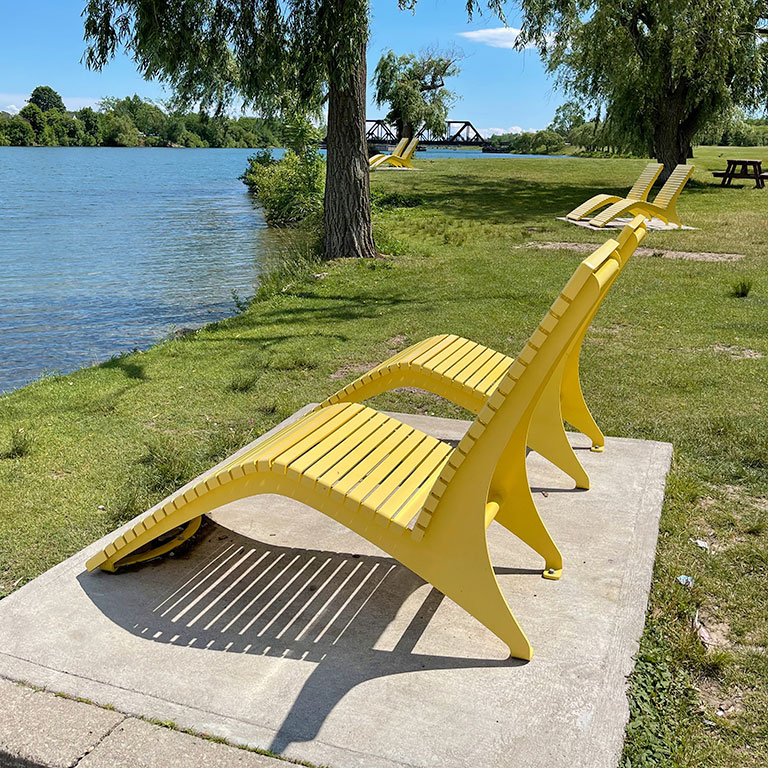 image of yellow chairs