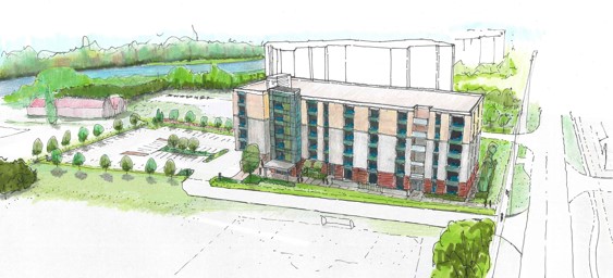 image of design for affordable housing complex 